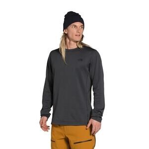 The North FaceUltra-Warm Poly Crew Gray Long Sleeve Top - Men's Size M